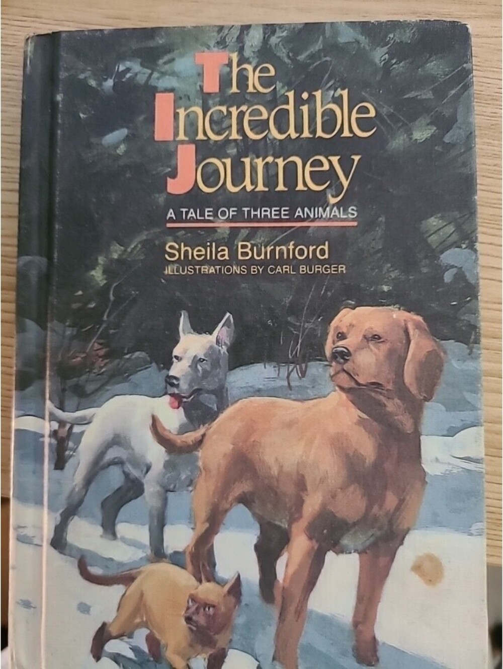Incredible Journey a Tale Three Animals Shelia Burnford 1961 Hardcover Illus